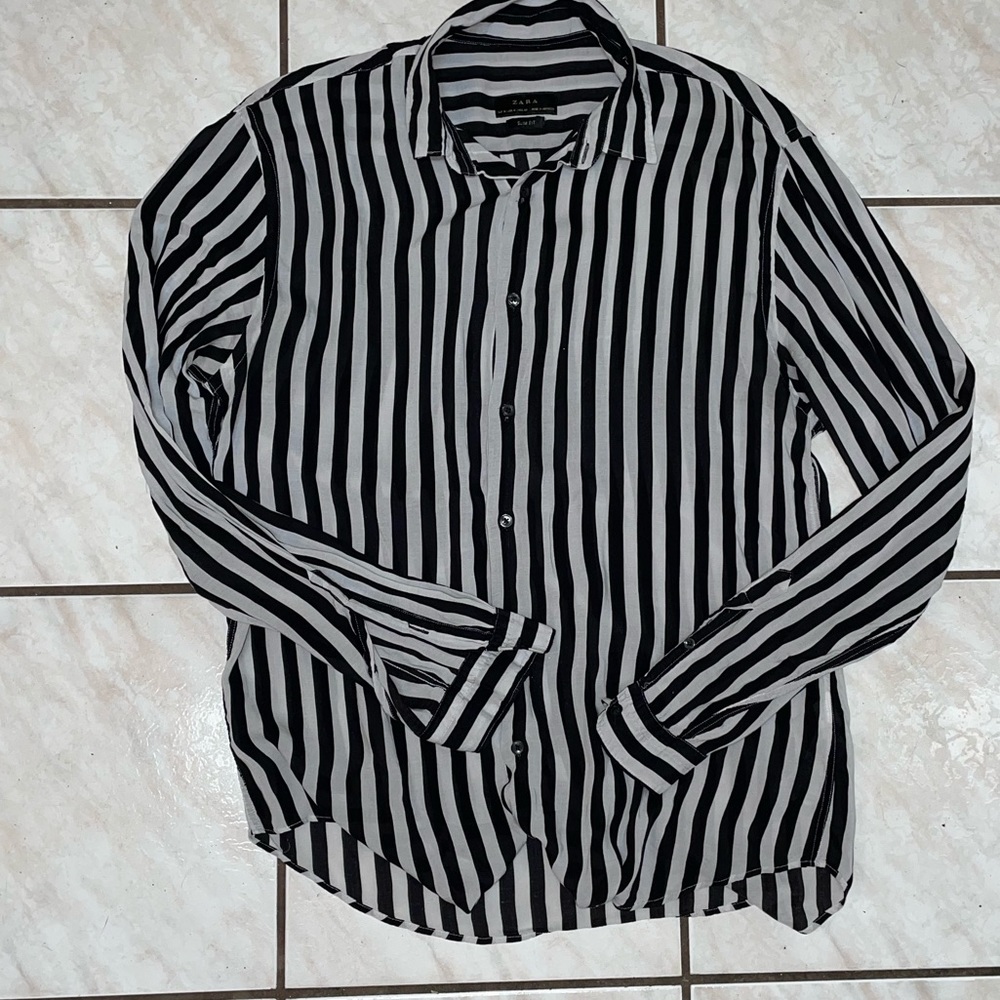 Zara Long-Sleeve Dress Shirt